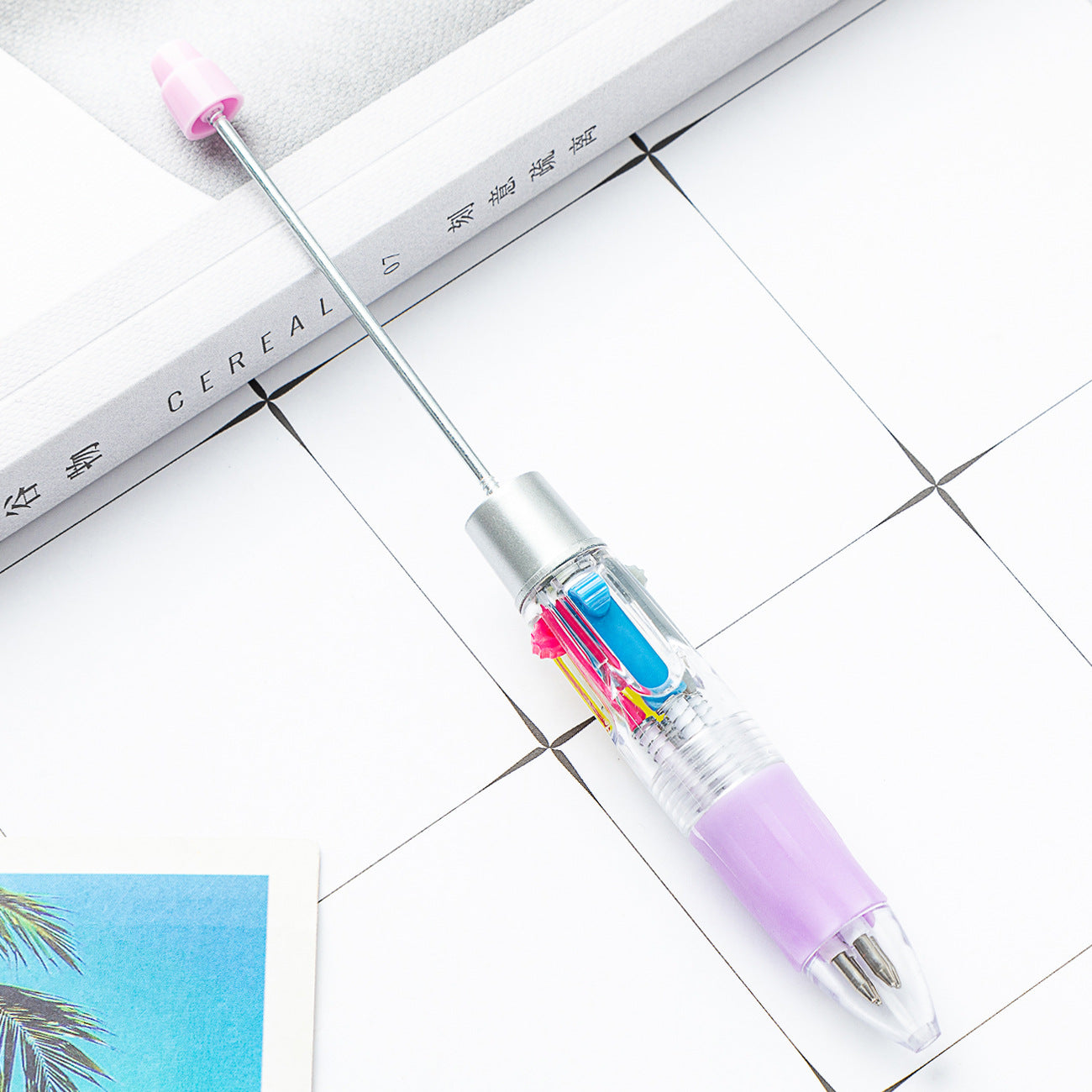 Wholesale Beadable Pens Multi-color Plastic Pens